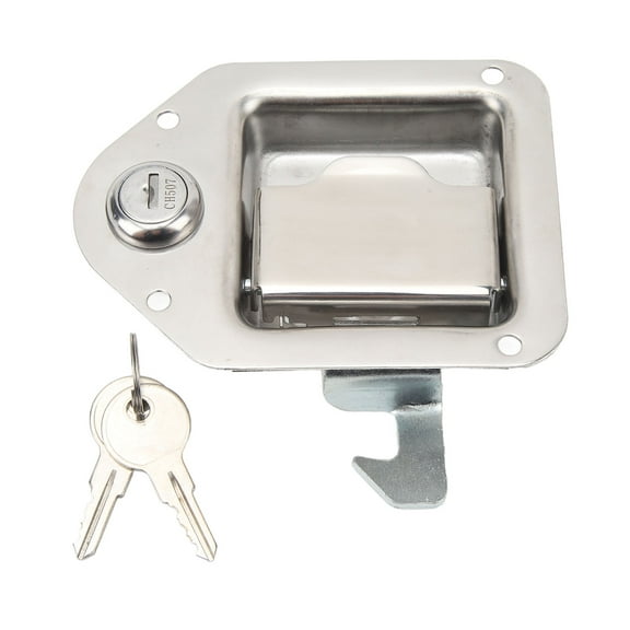 Stainless Steel Toolbox Lock Paddle Door Latch Handle