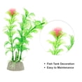 thumbnail image 3 of Unique Bargains 2 Pcs Aquarium Artificial Plant Plastic for Goldfish Tank Decor Green, 3 of 7