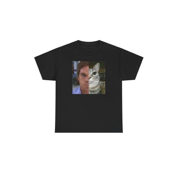 Dexter Morgan Tee, Funny Cat unisex Heavy Cotton Tee shirts