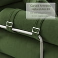 thumbnail image 5 of YINIX 78.7" Sofa Couch with 3 Pillows, 3 Seater Sofa Bed for Living Room, No Assembly Required, Green, 5 of 11