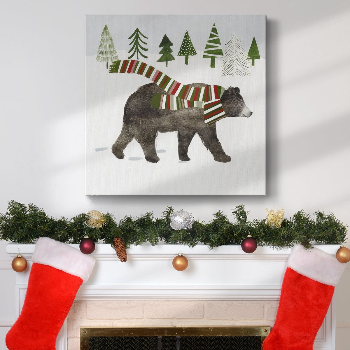 Woodland Christmas I- Gallery Wrapped Canvas