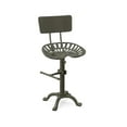 thumbnail image 3 of Carolina Classics Tabouret de Bar Réglable August en Gris, 3 of 9