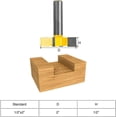 thumbnail image 3 of High-Precision Slab Flattening Router Bit, Tungsten Carbide Tipped Anti-Kickback Design for Clean Cuts on Various Wood Projects, Ideal for CNC Compatible High-Strength Steel, 3 of 8
