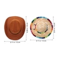 thumbnail image 2 of IDEANATEGRATE 2Ud Accesorios De Vestir Para Mascotas Sombreros Decorativos De Paja Para Eventos, 2 of 5