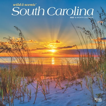 South Carolina Wild & Scenic | 2025 12x24" (Hanging) Wall Calendar | BrownTrout