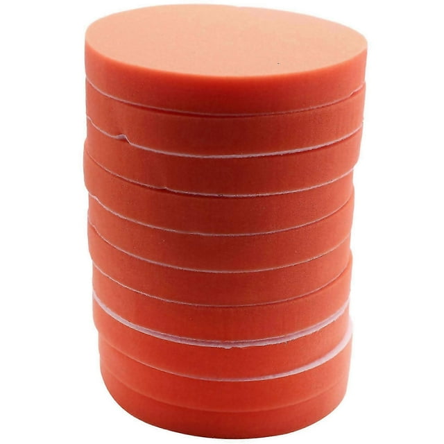 For 10pc 180mm 7 Inch Flat Sponge Gross Polishing Buffing Pad Kit For Car Polisher Clean Waxing Auto