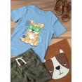 thumbnail image 3 of Corgi Portrait Play With Me T-Shirt Toddler -Image by Shutterstock,  2 Toddler, 3 of 4