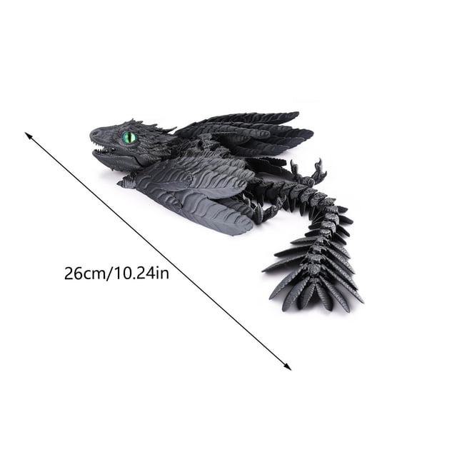 WRKEKC Clearance 3 D Printed Articulated Set Crystal Ornament Figure Toy