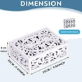 thumbnail image 2 of Funda para timbre GRAUES, diseño moderno, madera blanca, 2 of 5