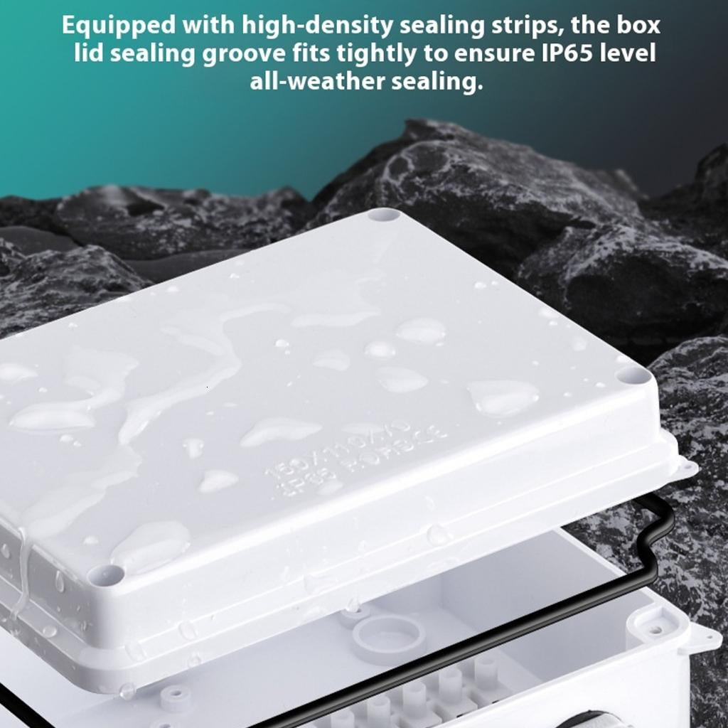 Waterproof Junction Box With Terminals Electrical Cable Wire Connectors Box