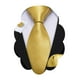 thumbnail image 1 of Conjunto de Corbata Barry.Wang a Cuadros Sólidos Dorados con Pañuelo y Gemelos, 1 of 5