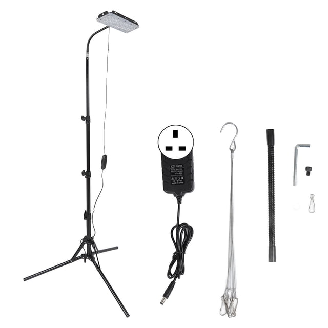 Luz de fisioterapia de 90 W Lámpara de terapia de luz roja infrarroja de 90 LED con soporte trigonal CA 85-265 V Reino Unido