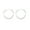 Silver, variant on Clip-On Spring Action Non-Piercing Fake Cartilage Lip Nose Faux Septum Ring-Pair