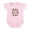 Petal Pink, variant on CafePress - Chocolate Infant Bodysuit - Baby Light Bodysuit, Size Newborn - 24 Months