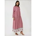 thumbnail image 3 of Printed V-Neck Maxi Dress, 3 of 6