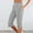 Gray, variant on TAGOLD Women's Summer Athletic Shorts Pants,Casual Plus Size Short Pants for Womens,Women Solid Color Elastic Waist Sports Casual Capris Pants With Side Pockets