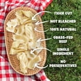thumbnail image 2 of FETCHERONI Whole Cow Ears for Dogs - Single Ingredient and Grass-Fed Cow Ears Treat - Dehydrated Thick Cut Dog Chews for Puppies or Large Breed, Not Bleached and Contains No Preservatives, Pack of 15, 2 of 6