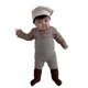 thumbnail image 1 of Gibobby Mamelucos para bebe niño de verano y otoño de algodón acanalado sólido para bebés recién nacidos, niñas y niños, mono, ropa(Gris, 6-12 Meses), 1 of 3