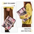 thumbnail image 4 of Accordion File Organizer with Zip Closure 13 Pockets Expanding File Folder Letter A4 Paper Document Organizer for Home Office Dog Holding A Rose, 4 of 7