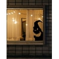 thumbnail image 4 of Giant Spooky monster face silhouette Window cling Decal+Reusable & Durable:Halloween, 4 of 4