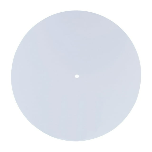12'' Acrylic Slip Mat for Phonograph Turntable Vinyl 3mm Anti-Static Lp Mat White