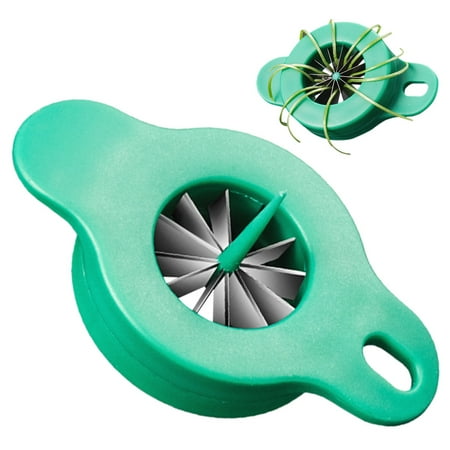 

MTFun Onion Cutter Food Slicer Vegetable Cutter Stainless Steel with 12 Sharp Blades Portable Chopper with Hanging Hole Design Multifunctional Tool for Kitchen Home Use