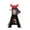 Black, variant on Nieyigj Mini Jack Stand Aluminum Alloy Iron RC Simulation Stand for SCX24 1/24 1/18 Crawler Cars Red (2.76 inches / 7 cm)[cite: 1]