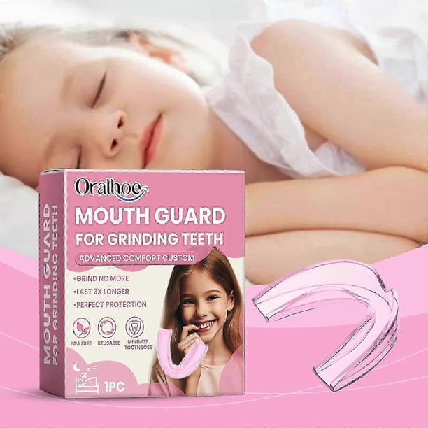 1-3x Kids Mouth Guard for Teeth Grinding, Comfortable Kids Night Guard, Anti-Bruxism Dental Guard for Children