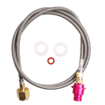 thumbnail image 2 of CGA320 Co2 Adapter Quick Connector Hose Compatible with for DUO/TERRA/ART Soda Machine Co2 Adapter, 2 of 6