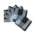 thumbnail image 2 of TISHITA 6Pcs Cloth Men's Pocket Square Hankies Bandanas Assorted classic Hanky for Party Black, 2 of 8