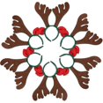 thumbnail image 4 of 12 diademas navideñas con astas de reno y ciervo para fiestas infantiles., 4 of 5
