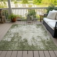 thumbnail image 6 of Addison Rugs Chantille Indoor/Outdoor Transitional Abstract Olive Washable Rectangle Rug, 3' x 5', 6 of 6
