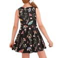 thumbnail image 2 of FOR U DESIGNS Mushroom Butterfly Tank Dresses Sleeveless Party Dress for Girls 5-6 Years Old Fashion Basic Skater Dress Soft Kids Toddler A Line Midi Sundresses, 2 of 6