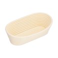 thumbnail image 1 of Bread Proofing Basket, Safe Bread Fermentation Basket Innovative Shape Washable  For Friends For Home For Family For Bakery Beige Oval 25x15x8cm, 1 of 8