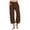☪082-Coffee, variant on Nuoqisi Wide Leg Linen Pants for Women Summer Capri Palazzo Flowy Pants Casual Loose High Waist Drawstring Trousers with Pockets