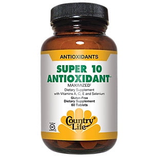 Country Life Vitamins - SUPER 10 ANTIOXYDANT 60 Tablet