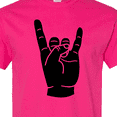 thumbnail image 4 of Inktastic Rocker Horns T-Shirt, 4 of 5