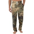 thumbnail image 2 of GrmtClth Mens Pajama Pants Ultra Lightweight Camo Print Bottoms Casual Drawstring Elastic Waist Lounge Pants Comfort&soft Sleep Pants with Pockets and Button Fly Black L, 2 of 8