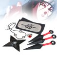 thumbnail image 4 of Conjunto de 8 piezas de bata larga unisex, capa de anime japonés, disfraz de Halloween, uniforme, diadema, accesorios completos, 4 of 5