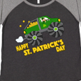 thumbnail image 4 of Inktastic Happy St. Patrick's Day monster truck with leprechaun Women's Plus Size T-Shirt, 4 of 5
