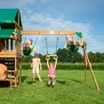 Backyard Discovery Belmont All Cedar Wood Playset Swing Set