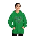 thumbnail image 5 of Peace And Love Peace Sign Heart Graphic Hoodie Sweatshirt, Sizes S-5XL, 5 of 9