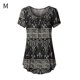thumbnail image 1 of Camiseta de mujer con cuello redondo, manga corta, camiseta estampada, Jumpingount AP001627-02, 1 of 6