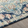 thumbnail image 6 of BoutiqueRugs Mallacoota Traditional Area Rug - Navy, SkyBlue, Dark Pink - 18" x 18" Sample, 6 of 9