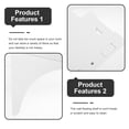 thumbnail image 4 of YSNOOWE Office Shelf Wall-mounted Display Shelf PVC Display for Adults 1 Pair, 4 of 8
