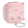 thumbnail image 1 of Étui de Rangement pour Écouteurs en Silicone Style Dessin Animé Drôle Nouvelle Console de Jeu Étui de Rangement pour Écouteurs Coque de Protection Rose, 1 of 5