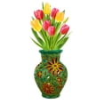 thumbnail image 3 of Adhesivos de pared vintage en 3D con forma de tulipán, diseño floral realista, 3 of 4