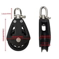 thumbnail image 2 of High Load Sheave Block Universal Head Swivel Shackle Single Pulley Plain Bearing Block Rope Runner Universal Boat Accessories, 2 of 5
