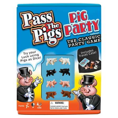 Pass the Pigs: Party Edition Board Game, by Winning Moves Games