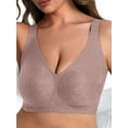 thumbnail image 2 of Cueply Womens Wireless Bra Supportive Seamless Bras Full Coverage Push Up Comfortable No Underwire Tshirt Bras, 2 of 8